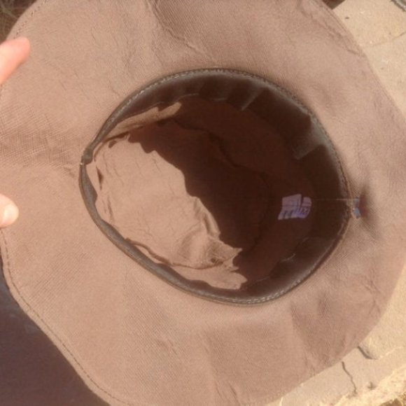 Suede Leather Hat, Floppy hat,Hippie hat - Picture 5 of 5